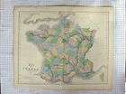 Gall Inglis Antique Map 1850 Departments France Corsica