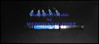 A2 Composite Flowable Light Cure 2g Syringe Dental Resin 