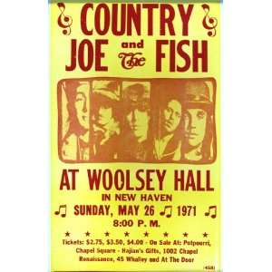   The Fish 1971 14 X 22 Vintage Style Concert Poster 