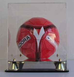 Soccer Ball Display Case Holder, UV Safe Acrylic  