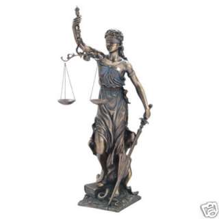 Blind Lady Justice Statue Lawyer   PERFECT GIFT   