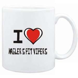  Mug White I love Waglers Pit Vipers  Animals Sports 