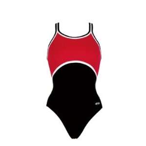  Dolfin Swim Team Colorblock Chloroban Swimsuit 9585C 