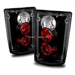  00 06 Ford Excursion Tail Lights   Black: Automotive