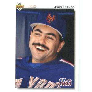  1992 Upper Deck # 514 John Franco New York Mets Baseball 