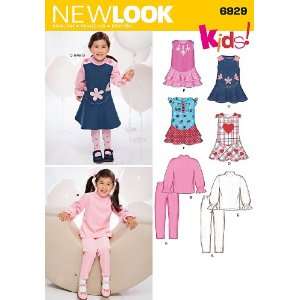  New Look Sewing Pattern 6929 Child Sportswear, Size A (3 4 