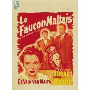  The Maltese Falcon (1941) 27 x 40 Movie Poster Belgian 
