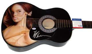 Rihanna Autographed Signed Airbrush Guitar PSA/DNA Certified UACC RD 