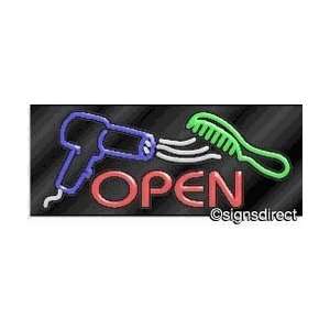  Open Neon Sign w/Graphic : 387: Office Products