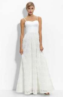 NWT ADRIANNA PAPELL ROSETTE BALL GOWN WEDDING 10 $238  