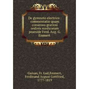   Fr. Lud,Emmert, Ferdinand August Gottfried, 1777 1819 Guisan Books