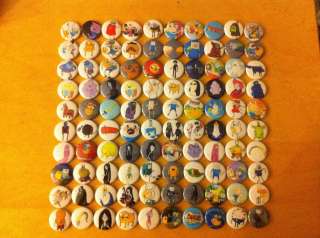 ADVENTURE TIME set of 100 Different 1 pins pinback buttons Finn and 