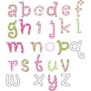  Lowercase Cutesy Pattern Letters Toys & Games
