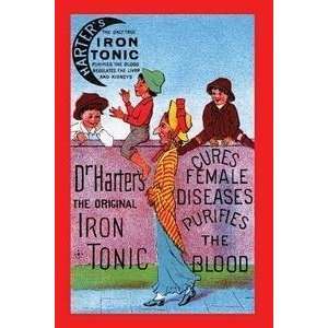    Vintage Art Dr. Harters Iron Tonic   22302 2: Home & Kitchen
