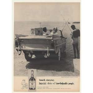  1966 Amphicar Watermill Long Island Imperial Whiskey Print 
