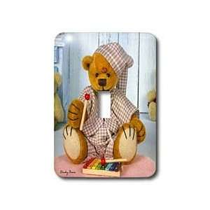   Dinky Bear with Xylophone   Light Switch Covers   single toggle switch