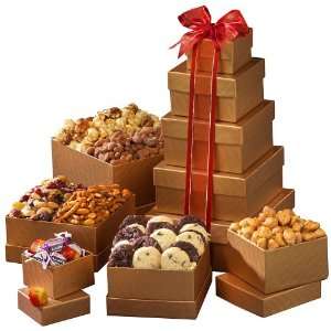 Broadway Basketeers Gift Tower of Sweets:  Grocery 