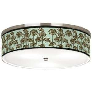  Stacy Garcia African Lily Ice Nickel 20 1/4 Ceiling Light 