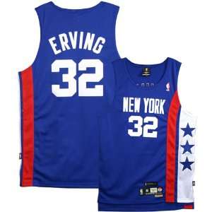 Reebok New York Nets #32 Julius Erving Royal Blue Soul Swingman Jersey