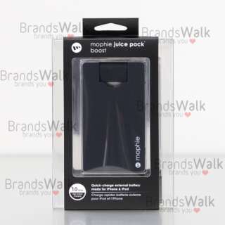 Mophie Juice Pack Boost 2000 mAh Battery Black for iPhone iPod 100% 