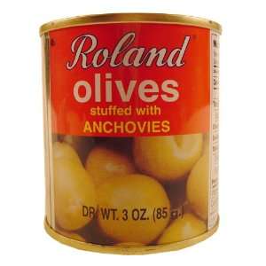 Roland Olives Stuffed with Anchovies:  Grocery & Gourmet 