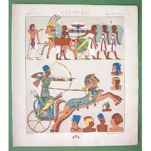  EGYPT Costume of Ancient Egyptians Warrior Kings Chariots 