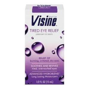  Visine Tired Eye Relief Lubricant Eye Drops .5oz Health 