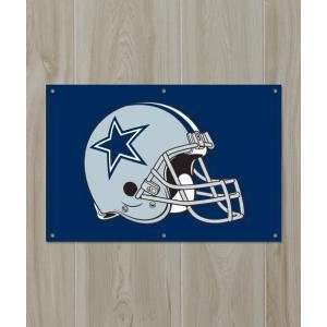  Dallas Cowboys Applique Embroidered Fan Wall Banner 3ft X 