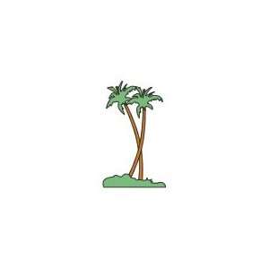  Tropical Palm Trees Temporary Tattoo 2x2 Beauty