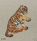 Tiger With Cub Jungle Wrights Iron On Applique Patch  
