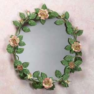  Wall Mirror   Hand Painted Rose Blossom [Kitchen] Sports 