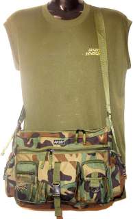 ARMY Messenger Bag US Military Camo w/Patch NEW 05C  