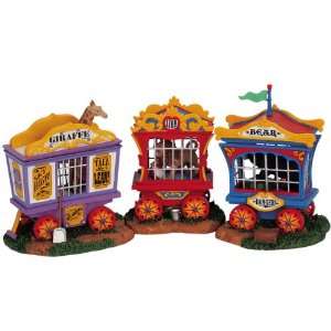  Lemax Carnival Village Collection Animal Cages Table Piece 