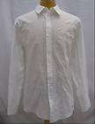 NWT Elie Tahari Print Mens Dress Shirt / White   Size: L