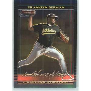  2002 Bowman Chrome #364 Franklyn German SP RC   Oakland 