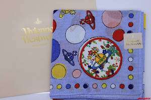Vivienne Westwood Handkerchief Scarf Blue Authentic $  