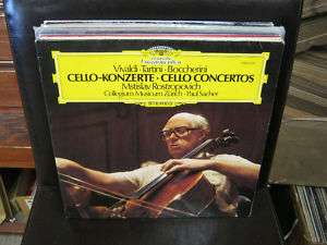 Vivaldi/Tartini.. Cello Concertos LP DGG Rostropovich  