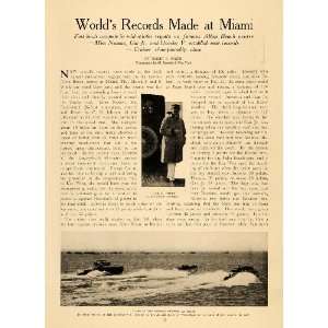  1920 Article Regatta Alton Beach Miami Boat Racing Race 