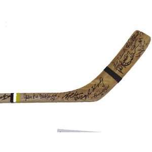 Bobby Orr Boston Bruins 1970 Team Autographed Stick:  