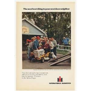  1976 International Harvester Cadet 80 Lawn Tractor Print 