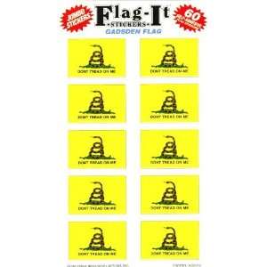  Gadsden Flag Stickers   Package of 60