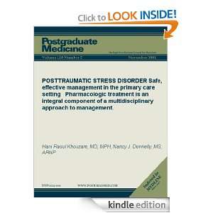 POSTTRAUMATIC STRESS DISORDER Safe, effective management in the 