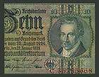   Banknote of GERMANY 1929   Albrecht THAER   Pick 180 Engraved   EF