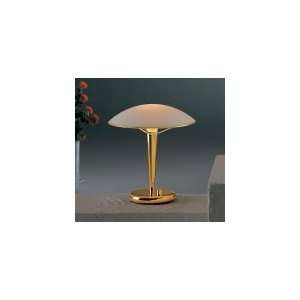    1AB TW 1 Light Table Lamp in Antique Brass with Textured White glass
