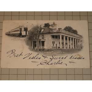   Card Washington, Alexandria & Mount Vernon Railway Co. Electric Flyer