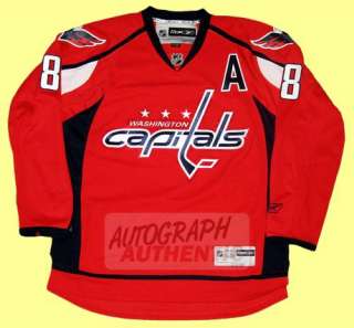Autographed Alexander Ovechkin Washington Jersey (red)  