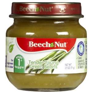 Beech Nut Stage 1 Tender Green Beans   12 pk