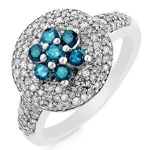  10KW 1.00 Carat Colored Diamond Ring   Size 7 Jewelry