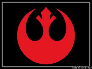Rebel Alliance Star Wars Logo Decal Vinyl Sticker (2x)  