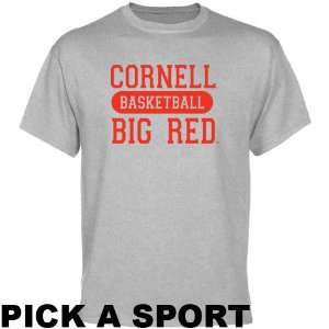  Cornell Big Red Ash Custom Sport T shirt  : Sports 